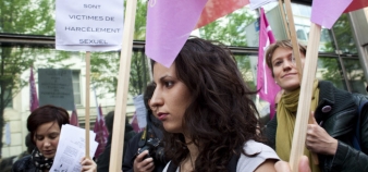 Manifestation contre le harcèlement sexuel