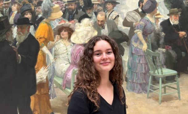 Fanny Gardes au musée des Beaux-Arts de Rouen.