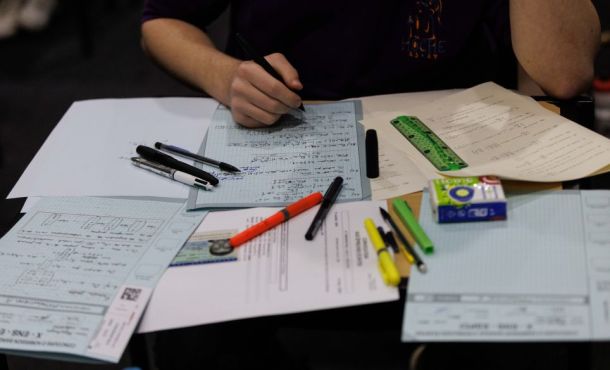 Les épreuves écrites du concours d'entrée à Polytechnique.