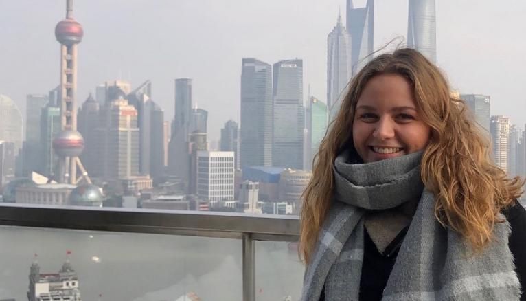 Victoria est partie s'installer à Shanghai pour sa dernière année d'études.